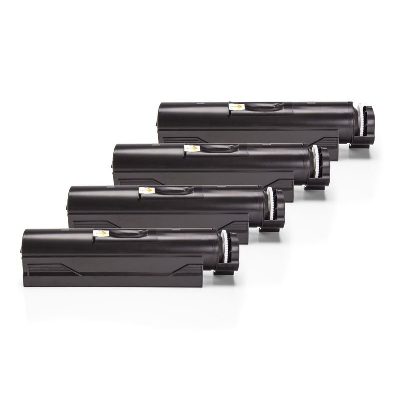 Compatible OKI 44574702 Toner Black Spar-Set (4 pieces)
