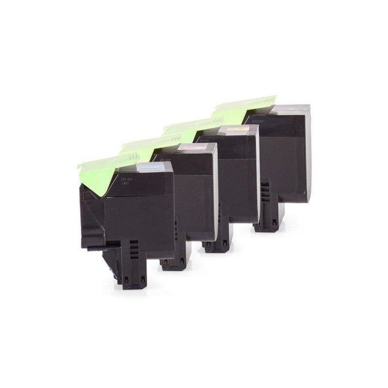Compatible Lexmark 80C2S0 Toner Saving Set CMYK