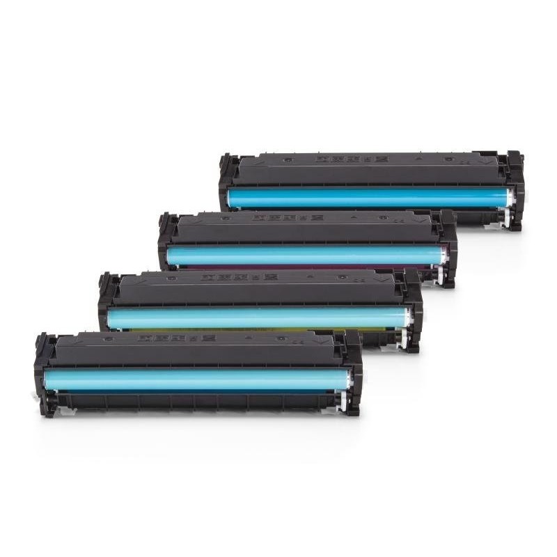 Compatible HP CF410X / 410X Toner Sparset Black, Cyan, Magenta, Yellow
