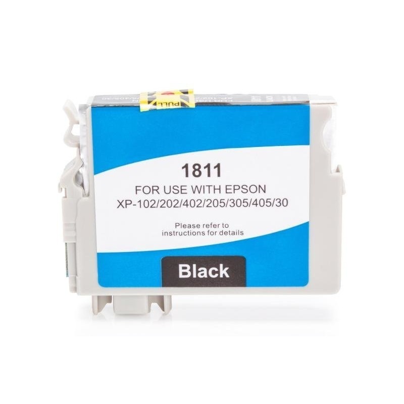 Compatible Epson C13T18114010 / C13T18114012 / T1811 / 18 XL Ink Black