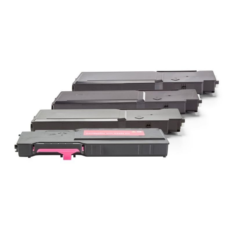 Compatible Dell 593-BBBQ - 593-BBBR / Y5CW4 Toner Spar-Set 4 pieces (Black, Cyan, Magenta, Yellow)