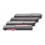 Alternativ zu Dell 593-BBBQ - 593-BBBR / Y5CW4 Toner Sparset 4 Stk. (Schwarz, Cyan, Magenta, Gelb)