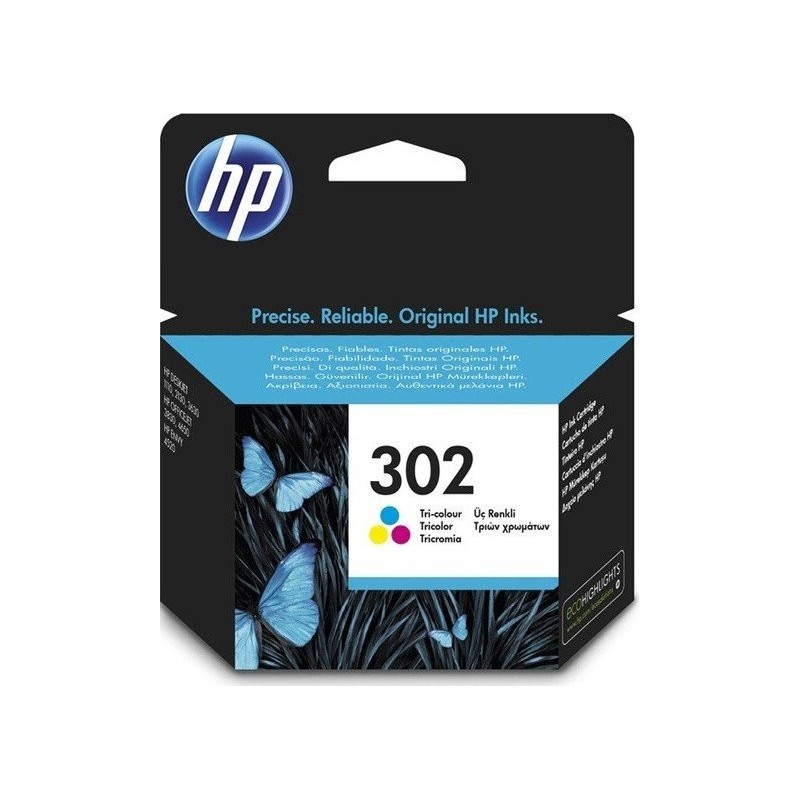Original HP F6U65AE / 302 print head cartridge color