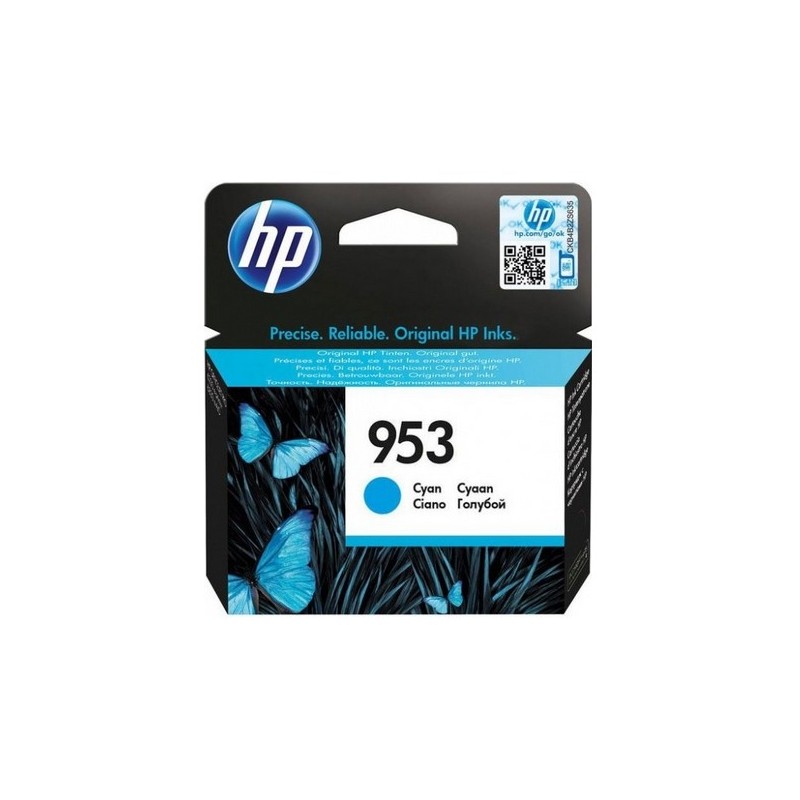 Original HP F6U12AE / 953 Tintenpatrone cyan