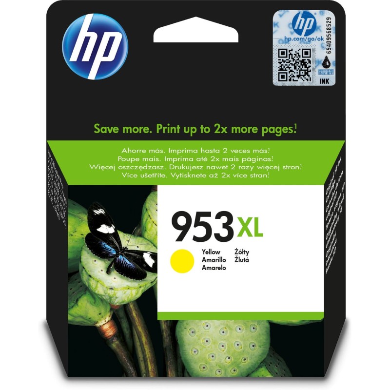 Original HP F6U18AE / 953 XL ink cartridge yellow