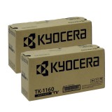 Kyocera Original TK-1160 Toner Schwarz Doppelpack (1T02RY0NL0)
