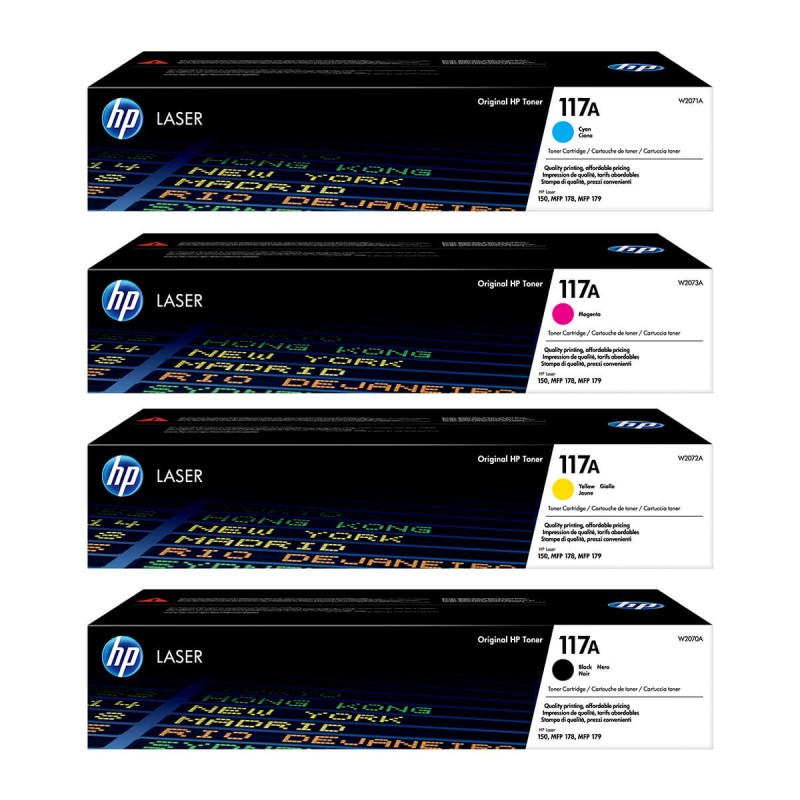 HP ORIGINAL 117A TONER Sparset CMYK