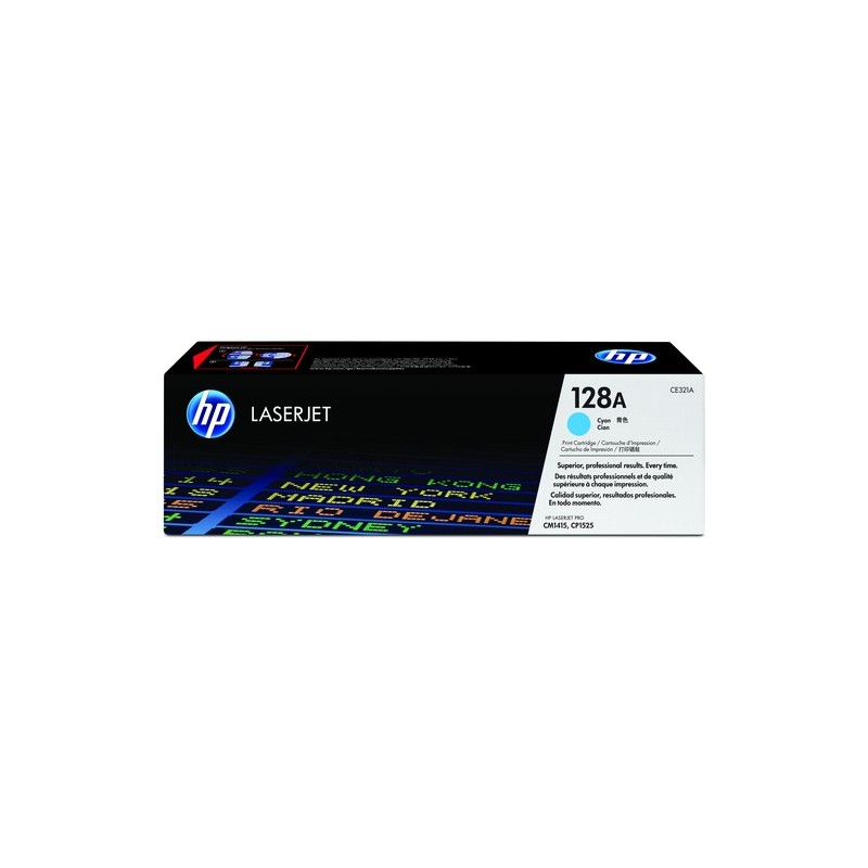 HP Original CE321A / 128A Toner Cyan