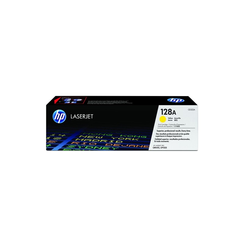HP Original CE322A / 128A Toner Yellow