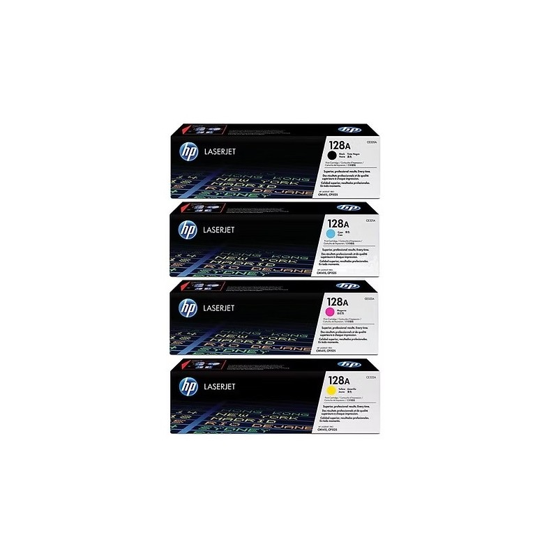 HP Original CE320A-CE323A 128A Toner Value Pack