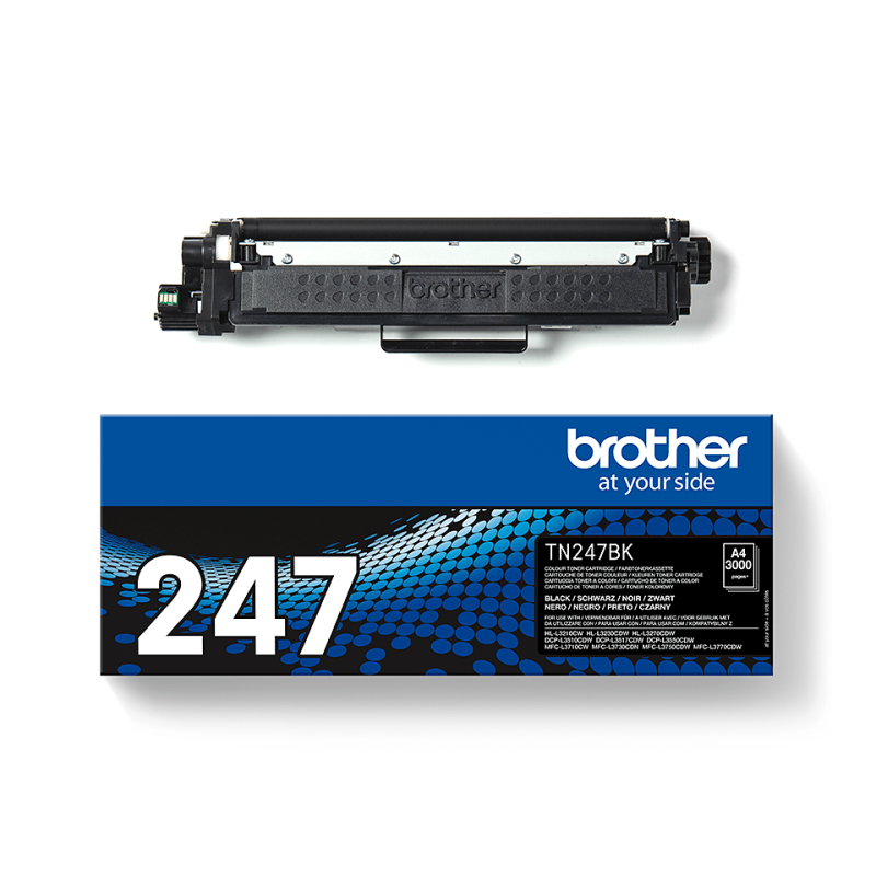 Brother Original TN-247BK Toner Schwarz