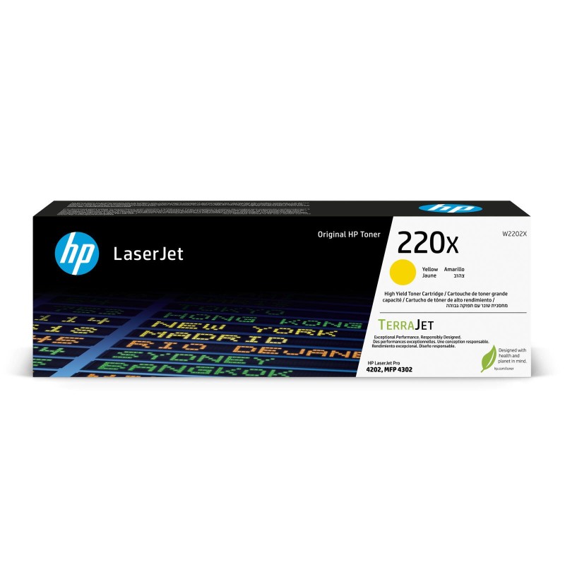 HP Original 220X (W2202X) Toner Gelb
