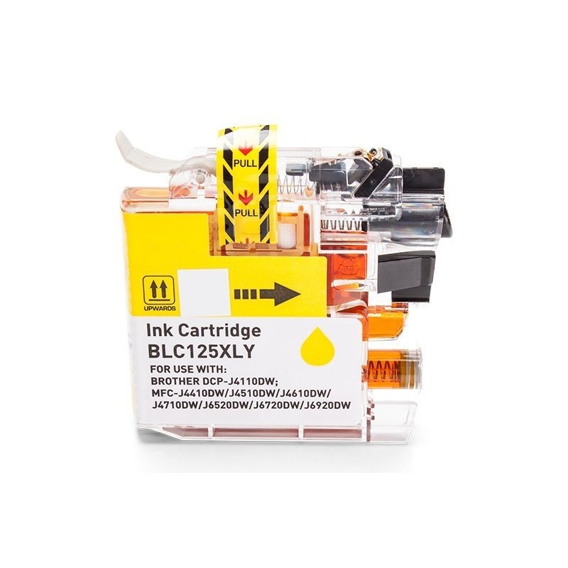 Compatible Brother LC-125XLY Ink Yellow