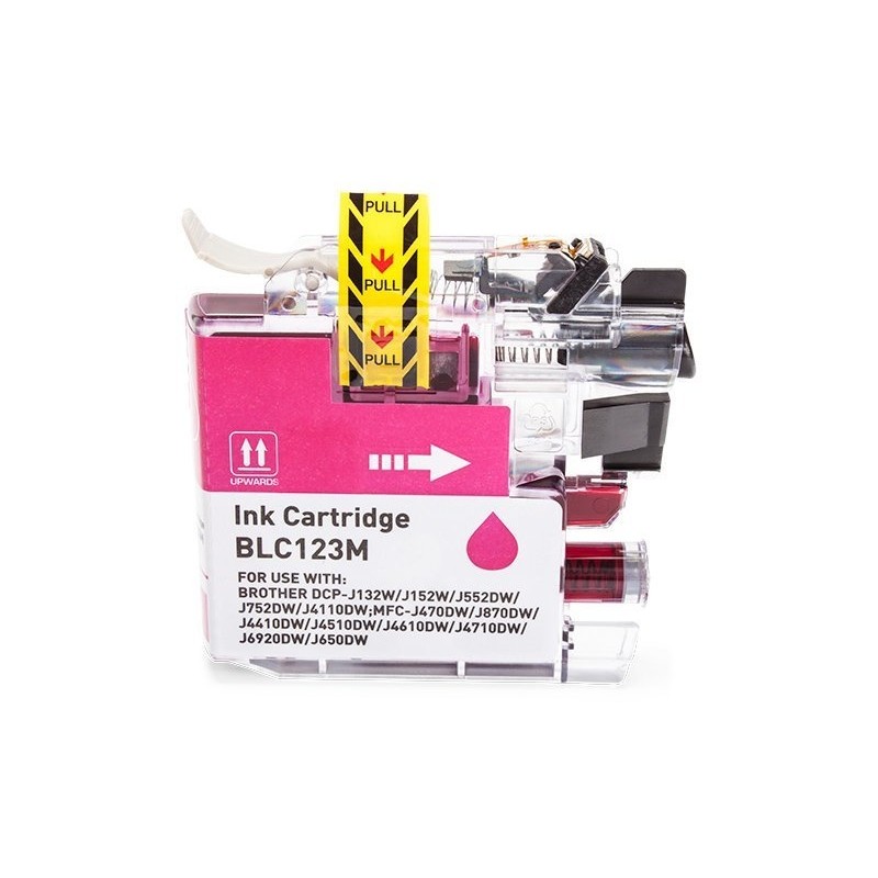 Compatible Brother LC-123M Ink Magenta