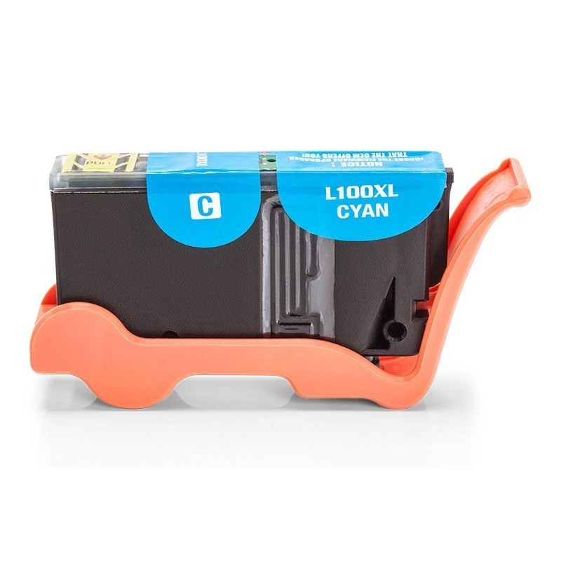 Compatible Lexmark 0014N1093E / 100 XL Ink Cyan (with chip)