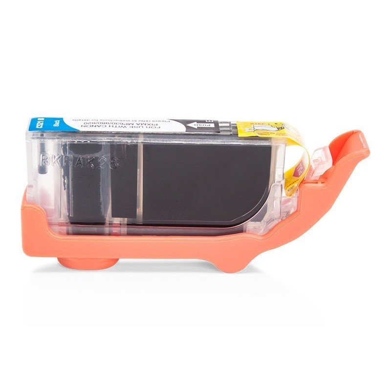 Compatible Canon CLI-521BK Ink Black Photo with Chip