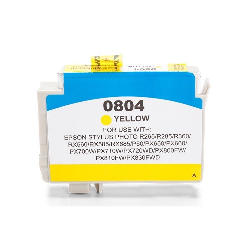 Alternativ zu Epson C13T08044010 / T0804 Tinte Yellow