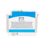 Compatible Epson C13T07124010 / C13T07124012 / T0712 Ink Cyan