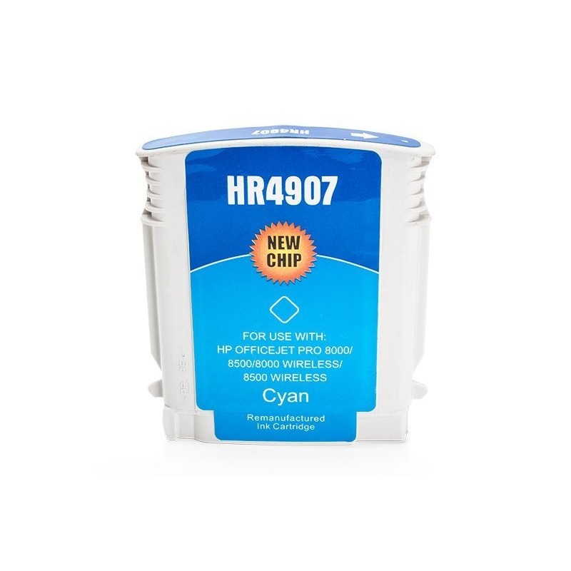 Compatible HP C4907AE / Nr 940 XL Ink Cyan (with chip)