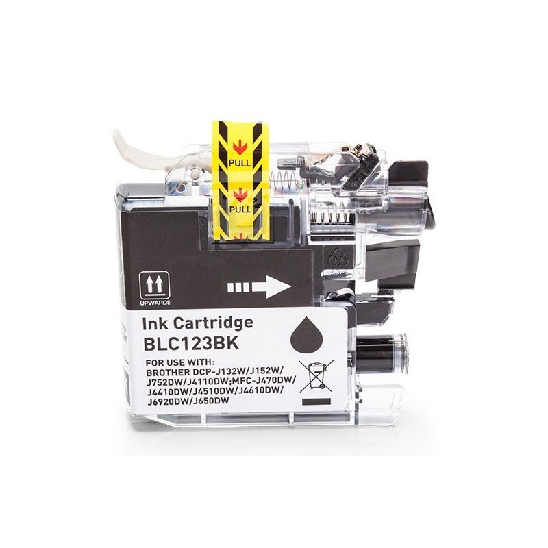 Compatible Brother LC-123BK Ink Black