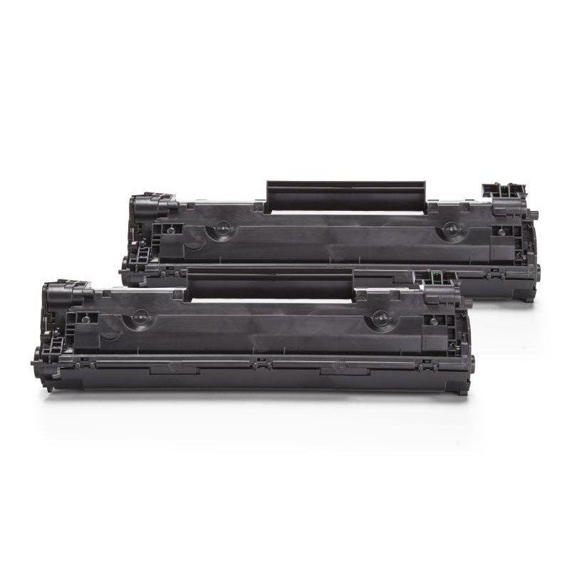 Alternativ zu HP CB436AD / 36A Toner Black Doppelpack
