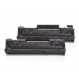 Compatible HP CB436AD / 36A Toner Black Double Pack
