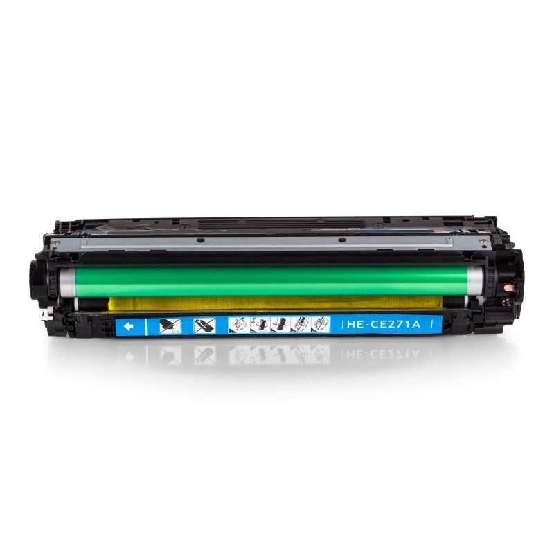 Compatible HP CE271A toner Cyan