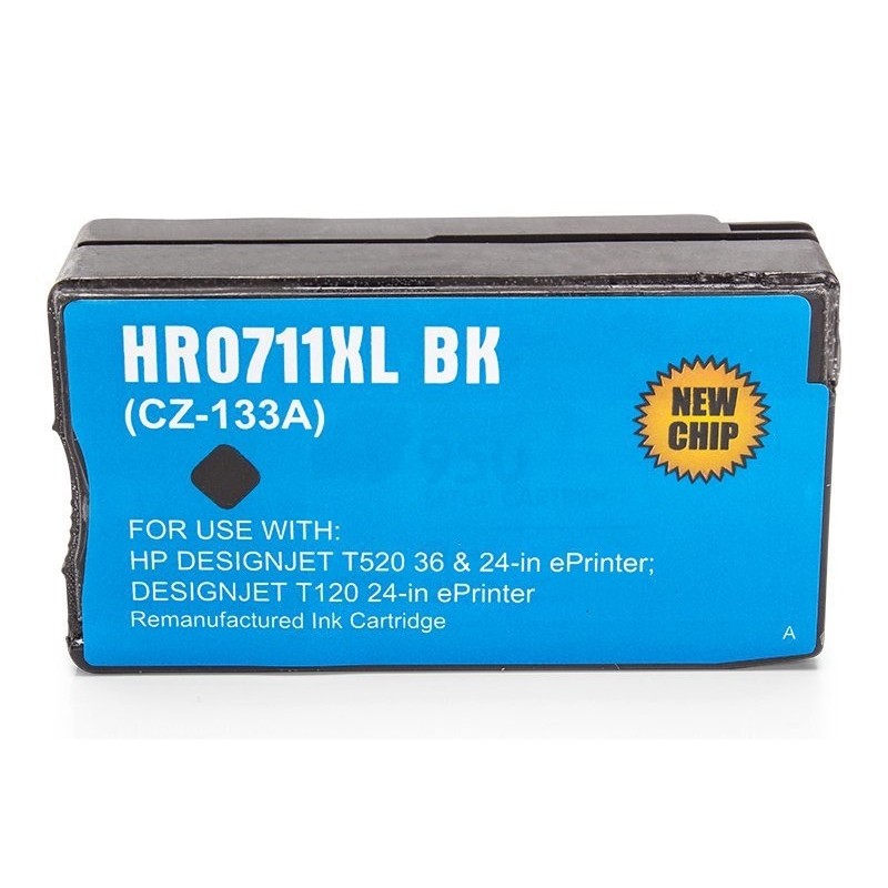 Compatible HP / CZ133A / 711 / Ink Black