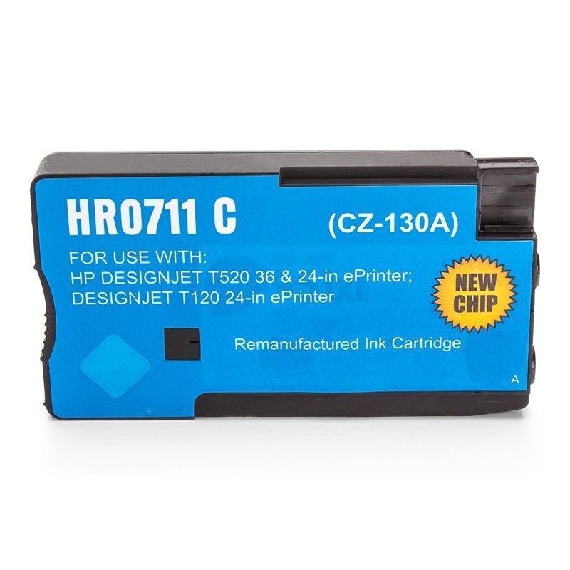 Compatible HP CZ130A / 711 ink Cyan