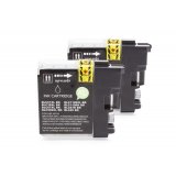 Compatible Brother LC-1100 BK ink double pack