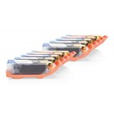 Alt. zu Canon CLI-521 Tinten Sparset (je2xFBK,BK,C,M,Y) 10 Stück mit Chip