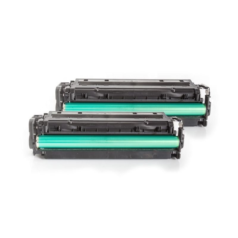 Compatible HP CE410X / 305X Toner Double Pack Black