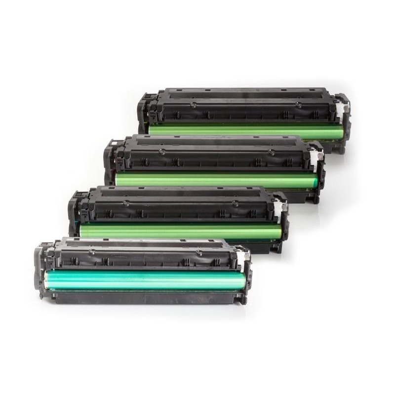 Compatible HP CE410X-CE413A / 305A Toner Spare Set (Black, Cyan, Magenta, Yellow)