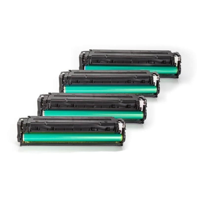 Alternativ zu HP CB540A - CB543A / 125A Toner Spar-Set (Schwarz, Cyan, Magenta, Gelb)