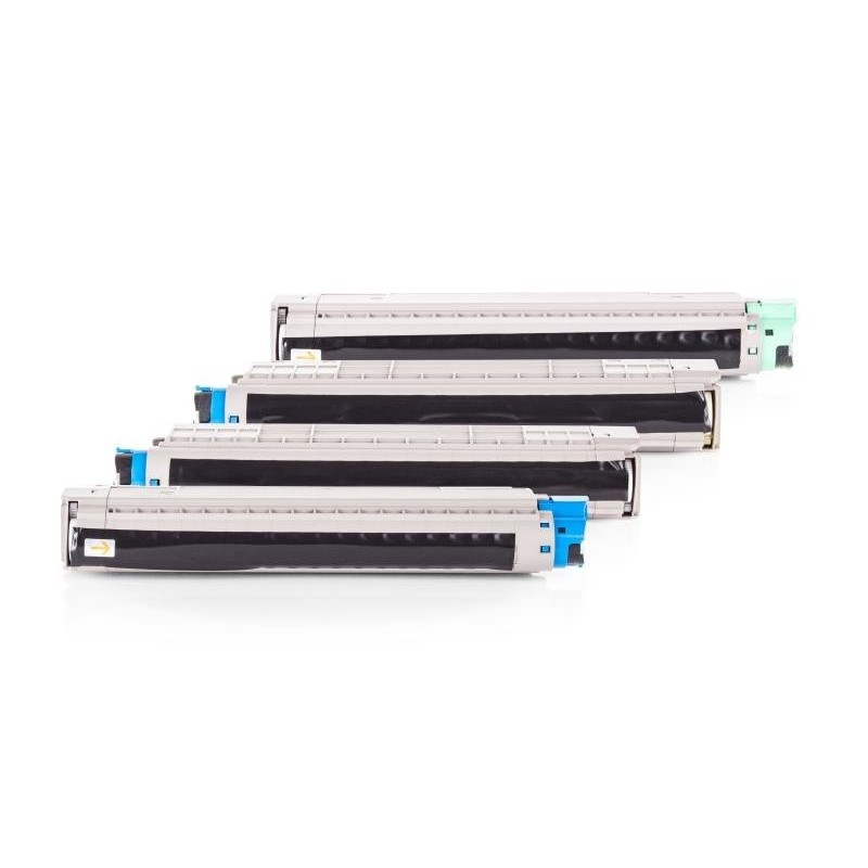 Alternativ zu OKI 44643004-44643001 Toner Sparset (BK,C,M,Y) 4 Stück