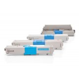 Alternativ zu OKI 44469803 - 44469704 / C310 Toner Sparset (Schwarz, Cyan, Magenta, Gelb)